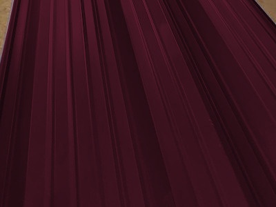 Окрашенный профнастил С8-1150, 0,4х2000 мм, вишневый