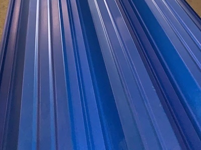 Окрашенный профнастил С8-1150, 0,45 мм, синий