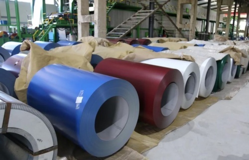 Оцинкованный рулон с полимерным покрытием RAL 2001, 0.4х1250