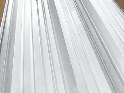 Окрашенный профнастил С21-1000, 0,4 мм, серо-белый