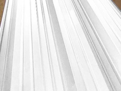 Окрашенный профнастил НС44-1000, 0,4 мм, белый