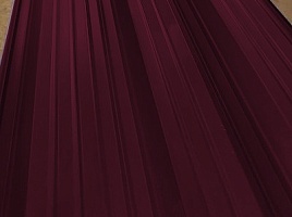 Окрашенный профнастил С21-1000, 0,5 мм, вишневый