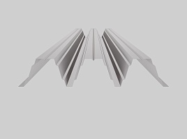 Оцинкованный профнастил СКН153-900, 1 мм