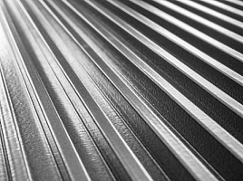 Нержавеющий профнастил Н57-1250, 0,7 мм, AISI 304