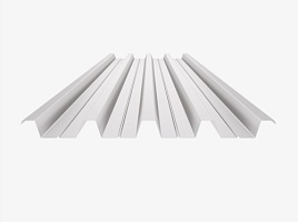 Нержавеющий профнастил Н60-1250, 0,45 мм, AISI 304