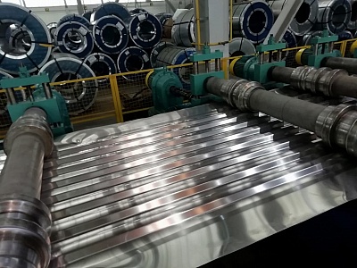 фото алюминиевого профнастила